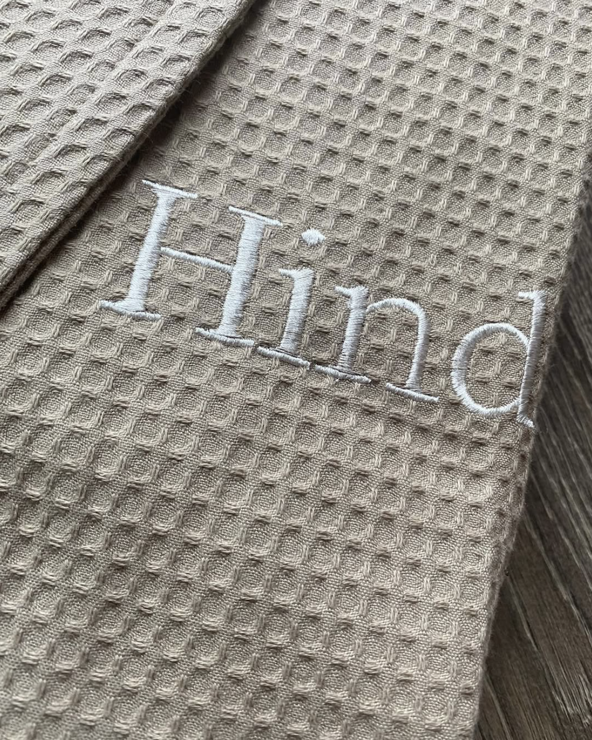 Peignoir Personnalisé de Luxe – Brodé avec Prénom